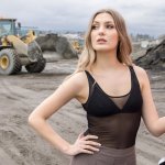 Editorial Photo Shoot with Model Hannah - Heavy Equipment and Urban PhotoShoot, DSC03235 1