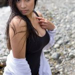 Beach Photo Shoot in Victoria BC with Model Charmaine – Are the Vancouver Island Models just Super Brave?, DSC03292