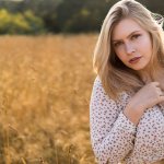 Beautiful meadow photo shoot with model Julia, DSC06402