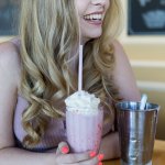 Models and Milkshakes in a Diner - Photo Shoot with Model Julia in Victoria BC, DSC07105