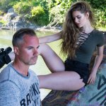 Edgy Photo Shoot under a bridge with Models Lorne and Alicia, DSC08902