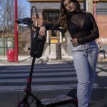 Models with Ebikes and Electric Scootes, TRW08770 1